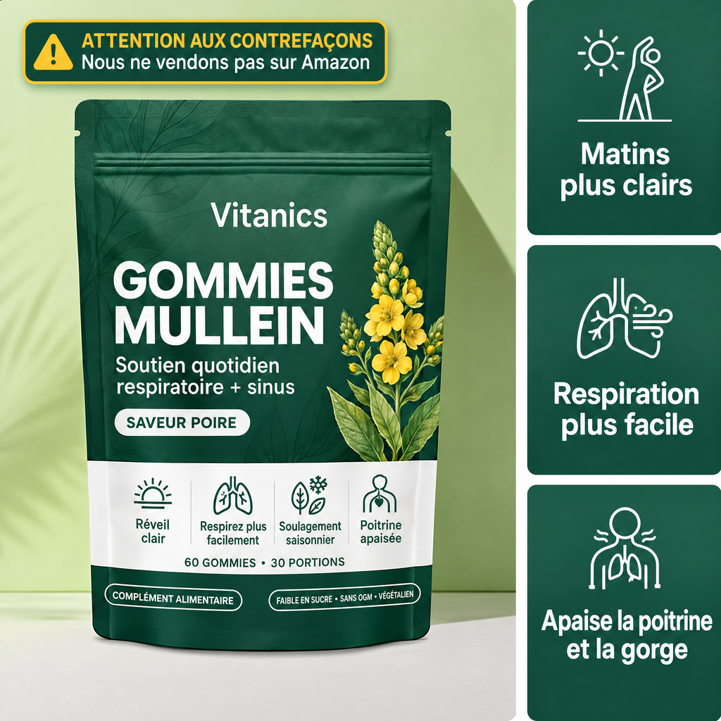 **Mullein™ – Eliminez le mucus accumulé et retrouvez une respiration facile en seulement 7 jours !